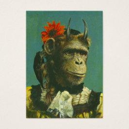 Monkey Demon ACEO Visitekaartje