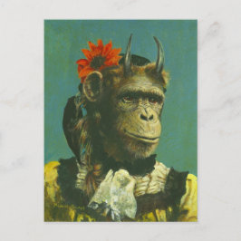 Monkey Demon Postcard Briefkaart