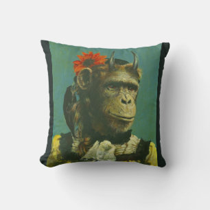 Monkey Demon Throw Cushion Kussen