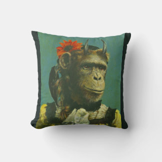 Monkey Demon Throw Cushion Kussen