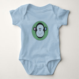 Monkey Design Baby Bodysuit