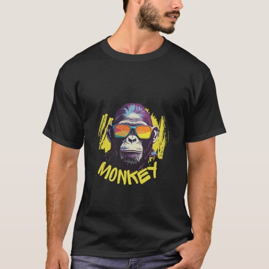 Monkey Design T-shirt (Voorkant)