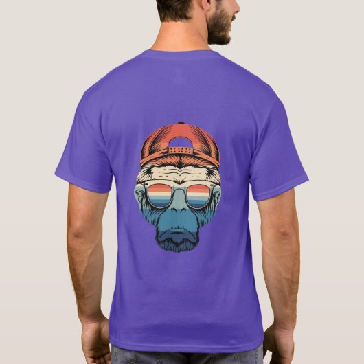 Monkey design tshirts (Achterkant)
