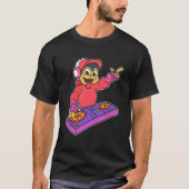 Monkey DJ Music Lover Gift retro T-shirt (Voorkant)