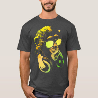 Monkey DJ Yellow T-shirt
