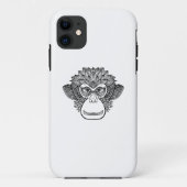 Monkey Doodle Face Case-Mate iPhone Case (Achterkant)