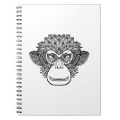 Monkey Doodle Face Notitieboek (Voorkant)
