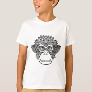 Monkey Doodle Face T-shirt