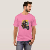Monkey Drive the Motorcycle T-shirt (Voorkant volledig)