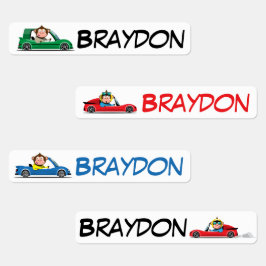 Monkey Drivers Labels