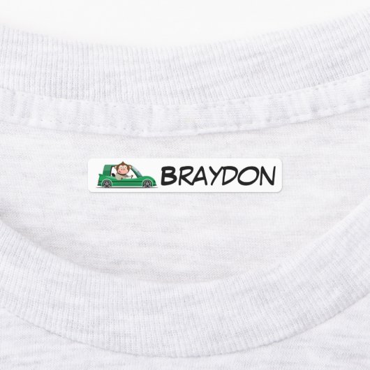 Monkey Drivers Labels (Aangebracht)