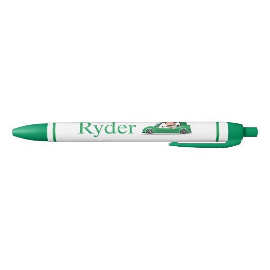 Monkey Driving Blauwe Inkt Pen (Bodem)