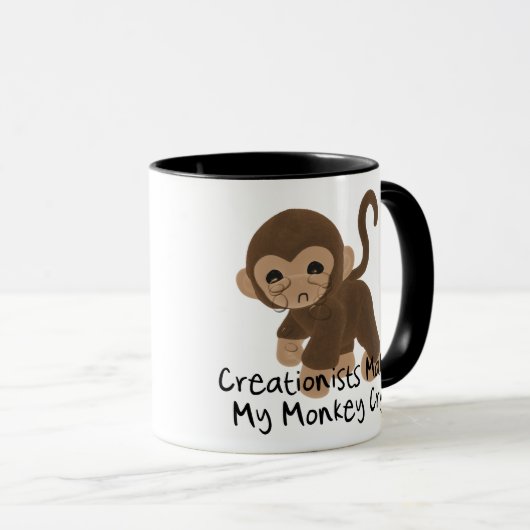 Monkey drogen mok (Voorkant rechts)