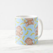 Monkey Eetana Blue Koffiemok (Voorkant rechts)