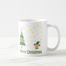 Monkey Elf Kerstmis Scene Koffiemok