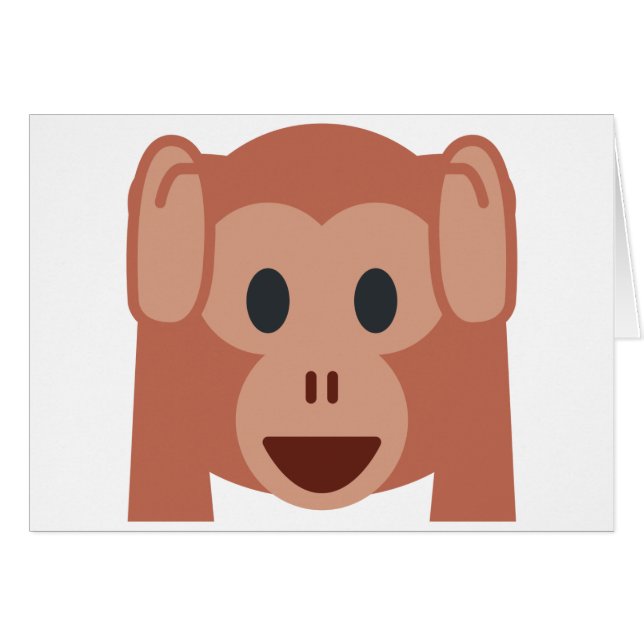 Monkey emoji (Voorkant Horizontaal)