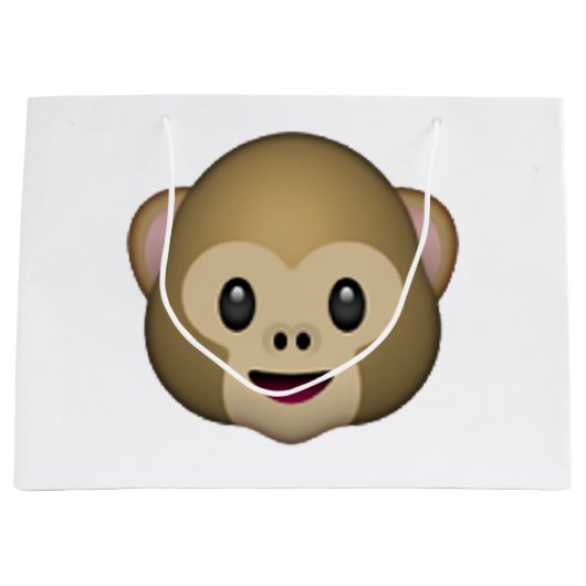 Monkey - Emoji Groot Cadeauzakje (Voorkant)