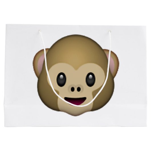 Monkey - Emoji Groot Cadeauzakje (Achterkant)