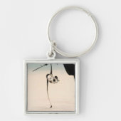 Monkey en de Moon Reflection Sleutelhanger (Voorkant)