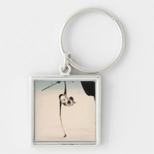 Monkey en de Moon Reflection Sleutelhanger