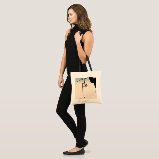 Monkey en de Moon Reflection Tote Bag (Voorkant (model))