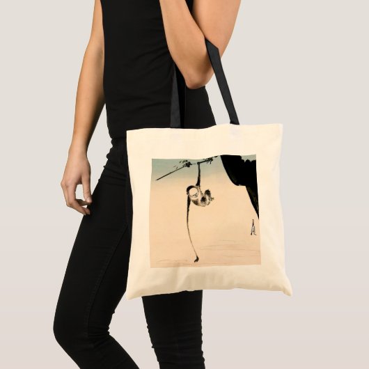 Monkey en de Moon Reflection Tote Bag (Voorkant (product))