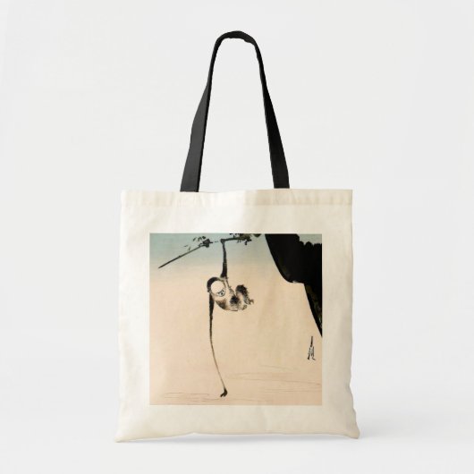 Monkey en de Moon Reflection Tote Bag (Voorkant)
