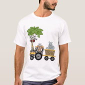 Monkey en Hippo Train Tshirts en geschenken (Voorkant)