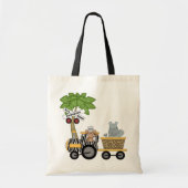 Monkey en Hippo Train Tshirts en geschenken Tote Bag (Voorkant)