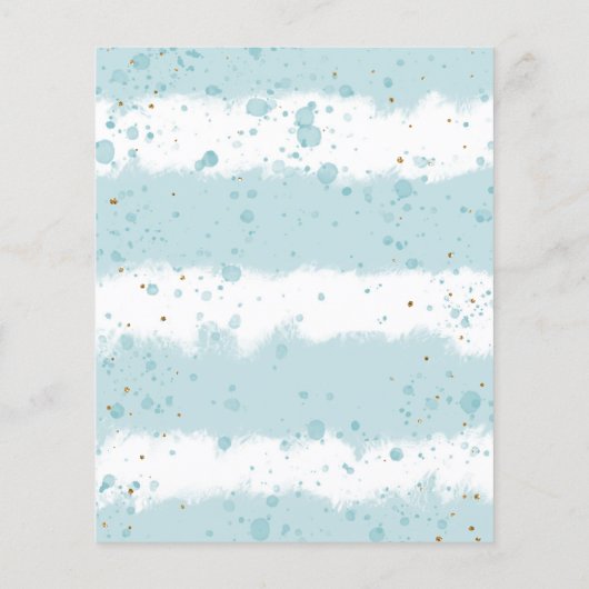 Monkey en laat een goede doucheuitnodiging voor ba (Achterkant)