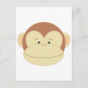 Monkey Face Briefkaart