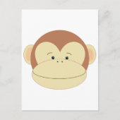 Monkey Face Briefkaart (Voorkant)