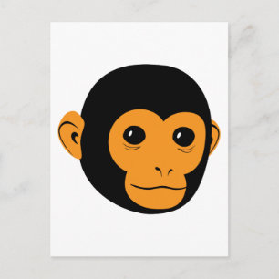 Monkey Face Briefkaart