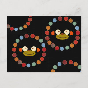 Monkey Face. Briefkaart