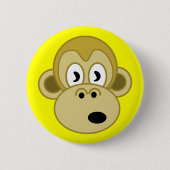 Monkey Face Button - Geel (Voorkant)