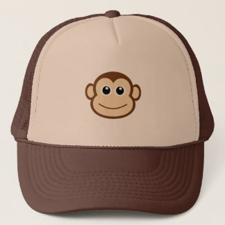Monkey Face Cartoon Trucker Pet