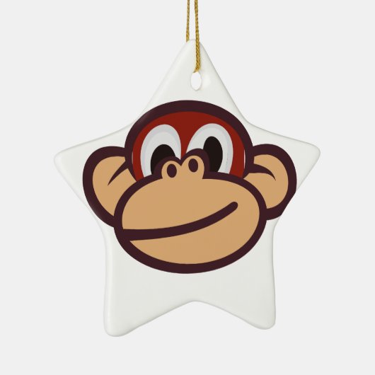 Monkey Face Keramisch Ornament (Rechts)