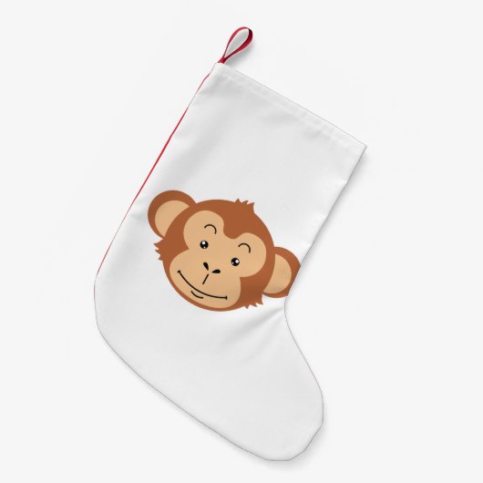Monkey Face Kleine Kerstsok (Voorkant (Hangend))