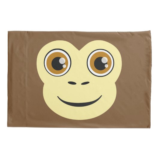 Monkey Face Kussensloop (Achterkant)