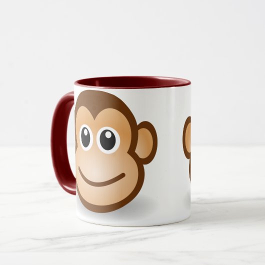 Monkey Face mok (Voorkant links)