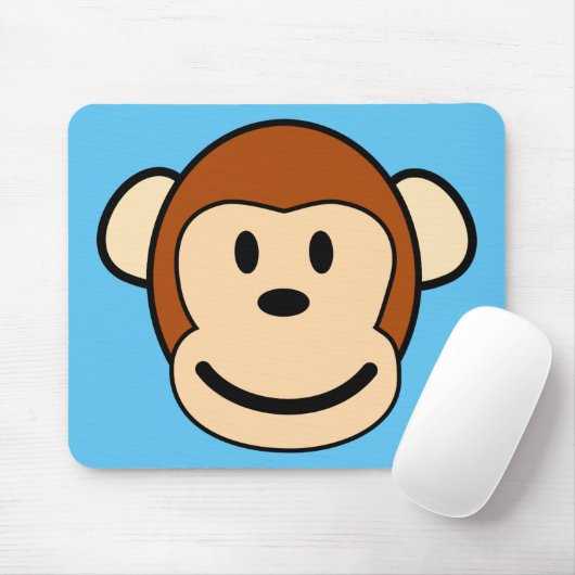Monkey Face Mousepad Muismat (Met muis)