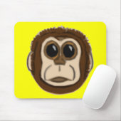 Monkey Face Mousepad Muismat (Met muis)