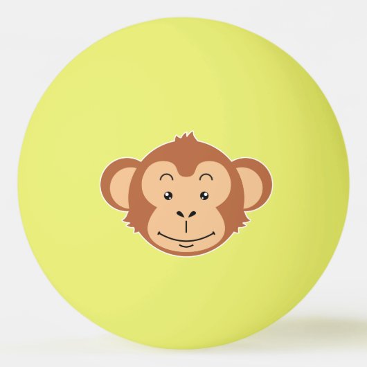 Monkey Face Pingpongbal (Achterkant)
