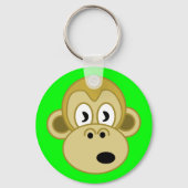 Monkey Face Sleutelhanger - Groen (Voorkant)