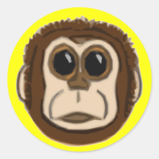 Monkey Face Stickers (Voorkant)