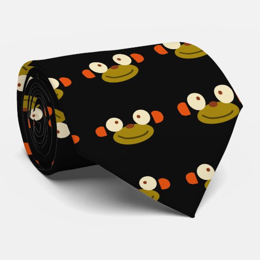 Monkey Face Stropdas (Opgerold)