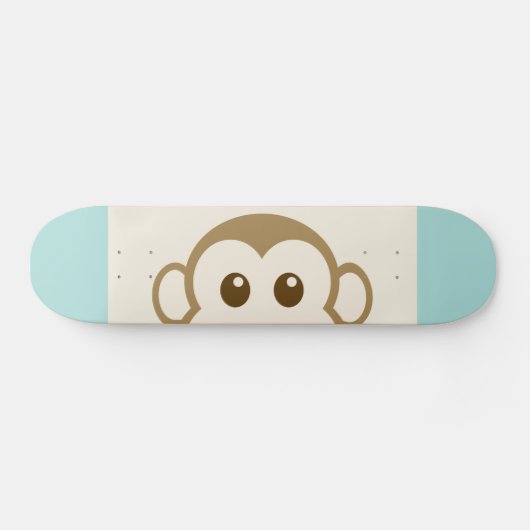 Monkey Face Vector Art Skateboard (Horizontaal)