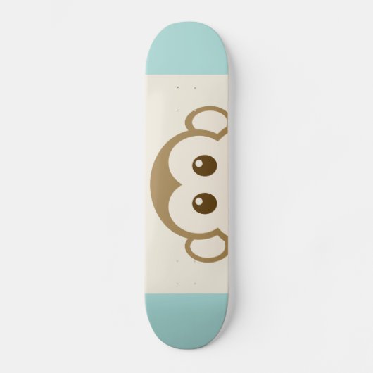 Monkey Face Vector Art Skateboard (Voorkant)