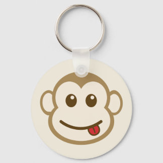 Monkey Face Vector Art Sleutelhanger