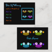 Monkey Face. Visitekaartje (Voorkant / Achterkant)